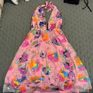 Pink Sparkly Dress